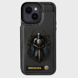 Knight Of God - Personalized Christian Wallet Phone Case