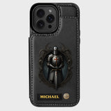 Knight Of God - Personalized Christian Wallet Phone Case