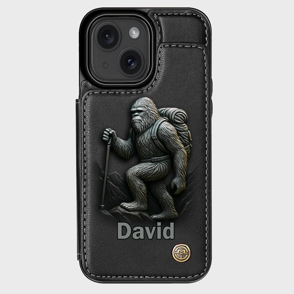 Sasquatch - Personalized Hiking Wallet Phone Case