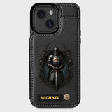 Knight Of God - Personalized Christian Wallet Phone Case