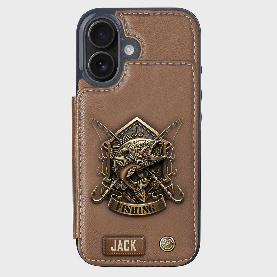 Fishing For Life - Personalized Fishing Wallet Phone Case