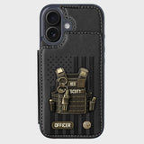 Proud Police - Personalized Police Officer Wallet Phone Case
