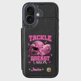 Pink Out - Personalized Football Wallet Phone Case