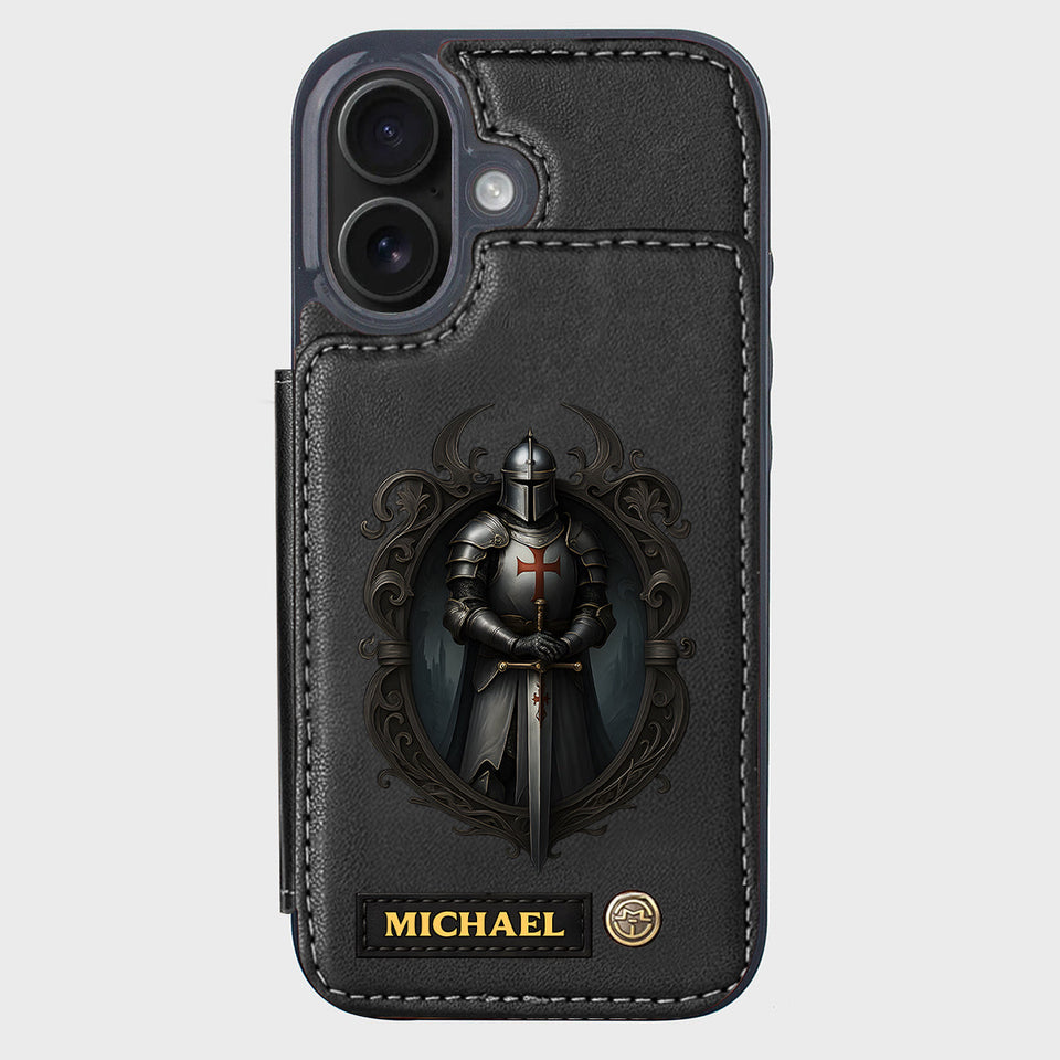 Knight Of God - Personalized Christian Wallet Phone Case