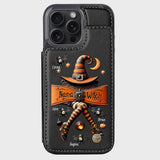 Halloween Gift For Grandma, Mama Witch - Personalized Mother Wallet Phone Case