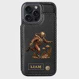 Scuba Diving Lovers Gift - Personalized Scuba Diving Wallet Phone Case