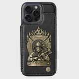 Proud Firefighter - Personalized Firefighter Wallet Phone Case