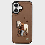 Horse Girl - Personalized Horse Wallet Phone Case
