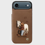 Horse Girl - Personalized Horse Wallet Phone Case