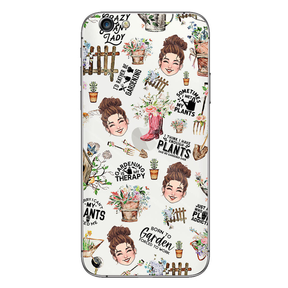 I Did Gardening Since Birth - Personalized Gardening Clear Phone Case