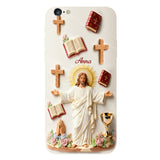Faith Over Fear - Personalized Christian Full Print Phone Case