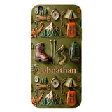 Hiking Makes Me Happy - Personalized Hiking Full Print Phone Case