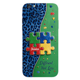 Different Not Less - Personalized Autism Awareness Full Print Phone Case
