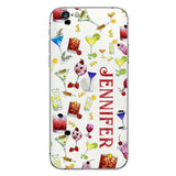 Summer Vibes - Personalized Cocktail Clear Phone Case