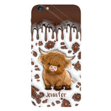 Just A Girl Who Loves Highland Cow - Personalized Full Print Phone Case