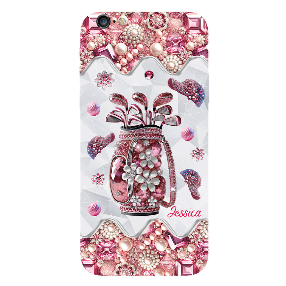 Just A Girl Who Loves Golf - Personalized Golf Full Print Phone Case