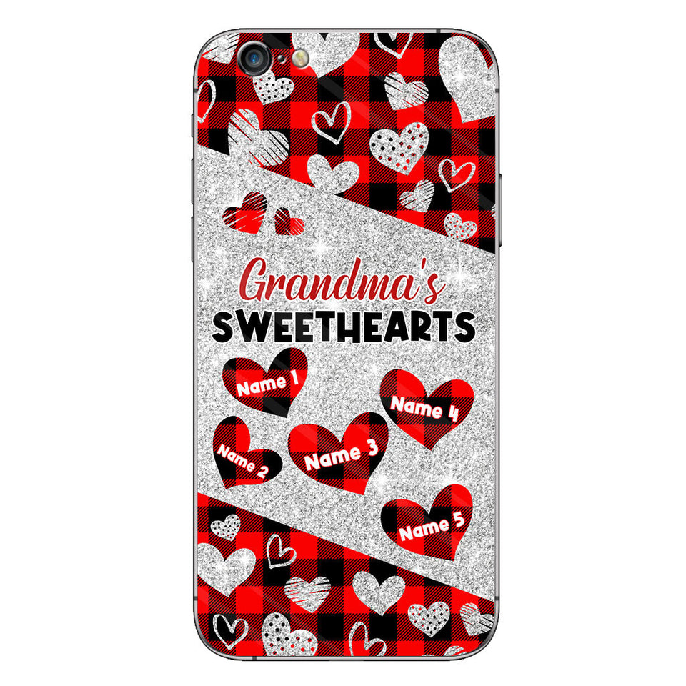 Grandma's Sweethearts - Personalized Valentine Grandma Phone Case