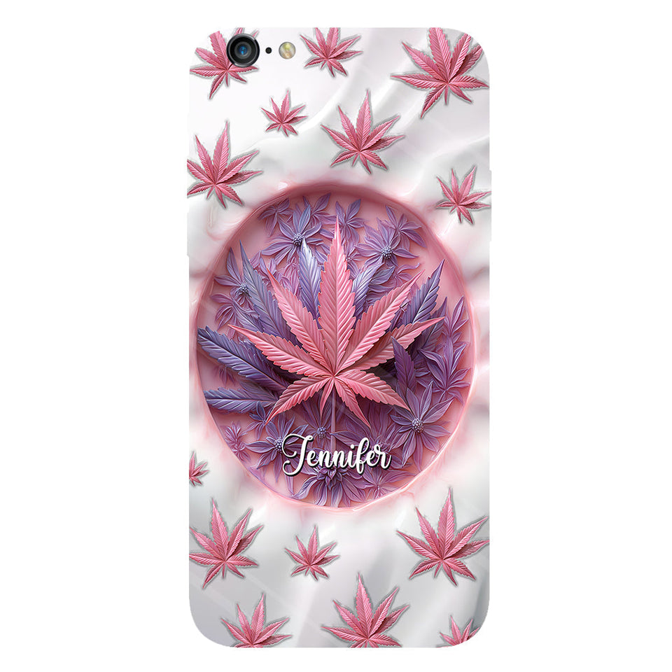 High Life - Personalized Weed Full Print Phone Case
