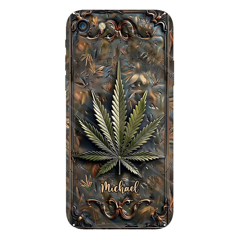High Life - Personalized Weed Full Print Phone Case