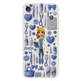 Nursing Is A Work Of Heart - Personalized Nurse Full Print Phone Case