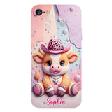 Adorable Highland Cow - Personalized Highland Cow Full Print Phone Case