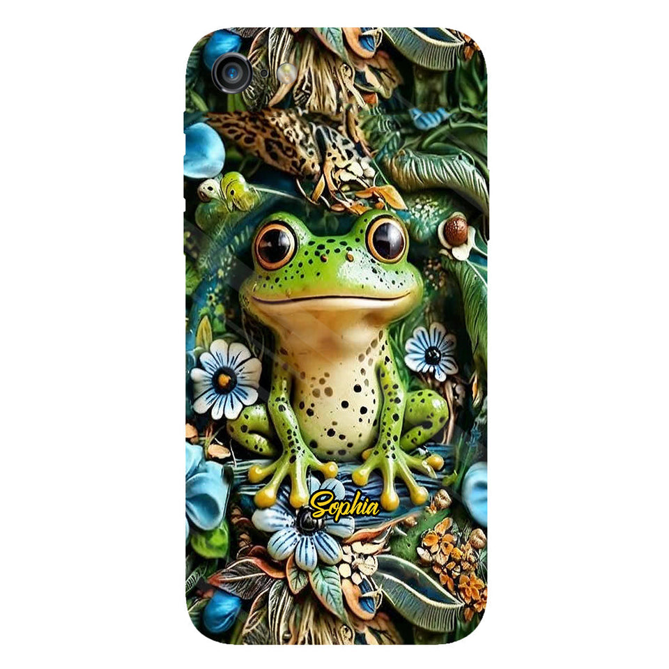 Love Frogs - Personalized Frog Full Print Phone Case
