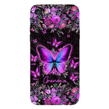 Grandma's Butterflies - Personalized Grandma Full Print Phone Case