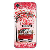 My Valentine Has Paws - Personalized Dog Phone Case