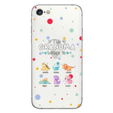 This Grandma Belongs To - Gift for grandma, aunt, uncle, grandpa, mom, dad - Personalized Clear Phone Case