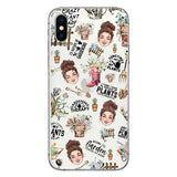 I Did Gardening Since Birth - Personalized Gardening Clear Phone Case