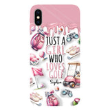 Just A Girl Who Loves Golf - Personalized Golf Full Print Phone Case