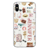 Just A Girl Who Loves Traveling - Personalized Travelling Clear Phone Case