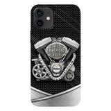 Best Dad Ever - Personalized Biker Full Print Phone Case