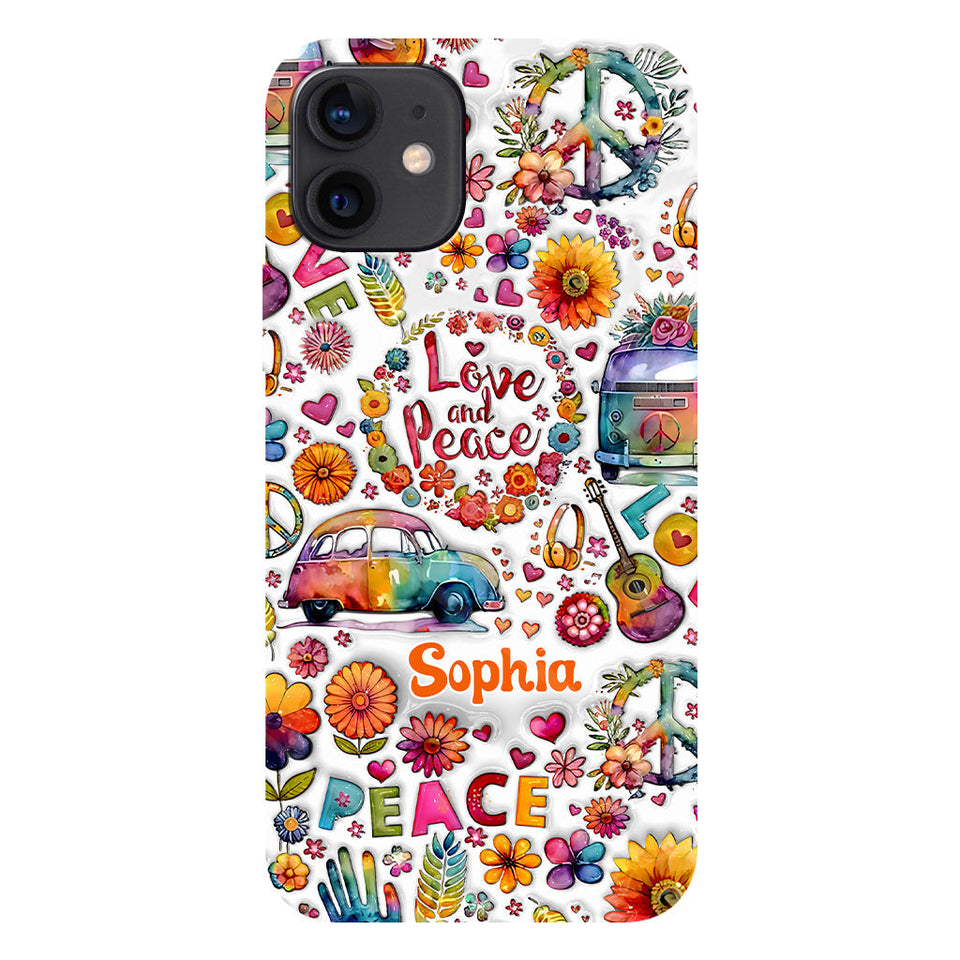Hippie Soul - Personalized Hippie Full Print Phone Case