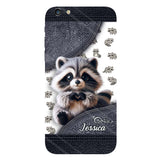 Adorable Raccoon - Personalized Raccoon Full Print Phone Case