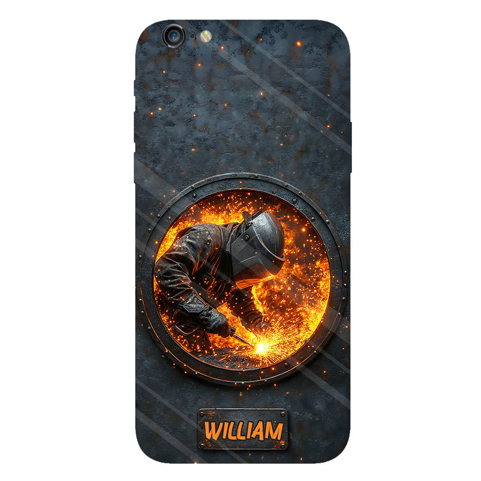 Gift For Welder Man - Personalized Welder Full Print Phone Case