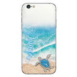 Love Turtles - Personalized Turtle Clear Phone Case