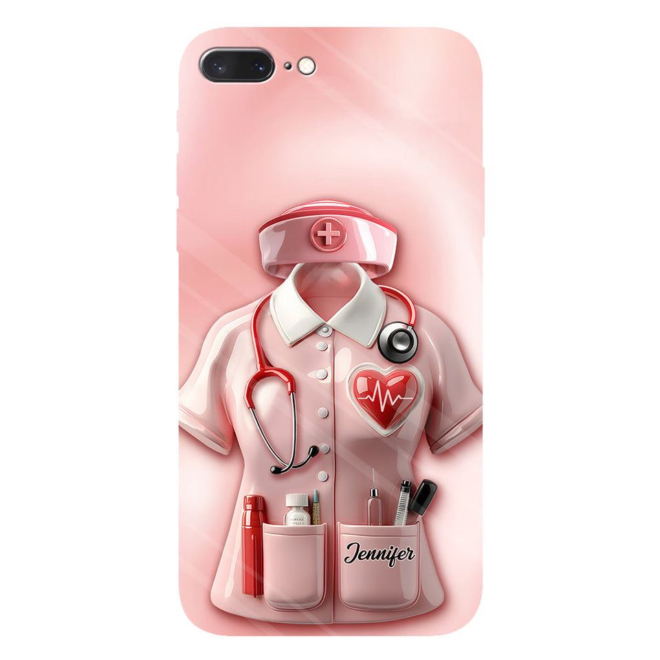 Nurses Are The Heart of Healthcare - Personalized Nurse Full Print Phone Case