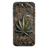 High Life - Personalized Weed Full Print Phone Case