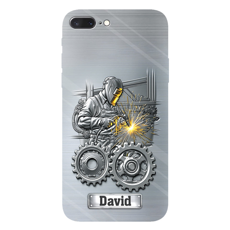 Strong Ones Become Welder - Personalized Welder Full Print Phone Case