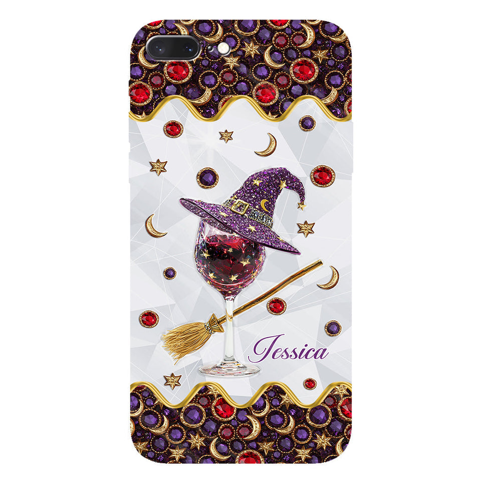 Wine Witch - Personalized Witch Full Print Phone Case