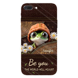 Be You The World Will Adjust - Personalized Hippie Full Print Phone Case