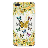 We Love You - Personalized Mother Clear Phone Case