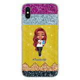 Teaching Is A Work of Heart - Personalized Teacher Phone Case With 3D Pattern Print