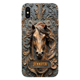 Love Horses - Personalized Horse Full Print Phone Case