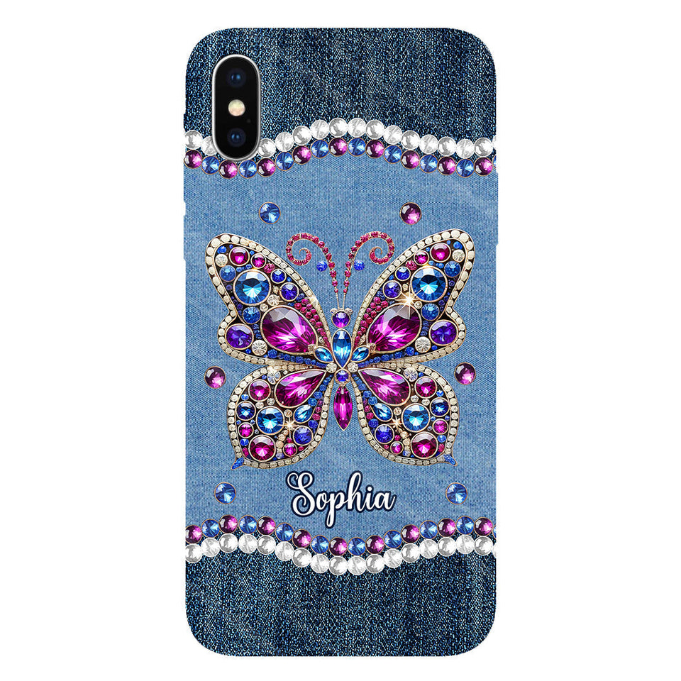 Beautiful Butterly - Personalized Butterfly Full Print Phone Case