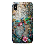 Love Dragonflies - Personalized Dragonfly Full Print Phone Case