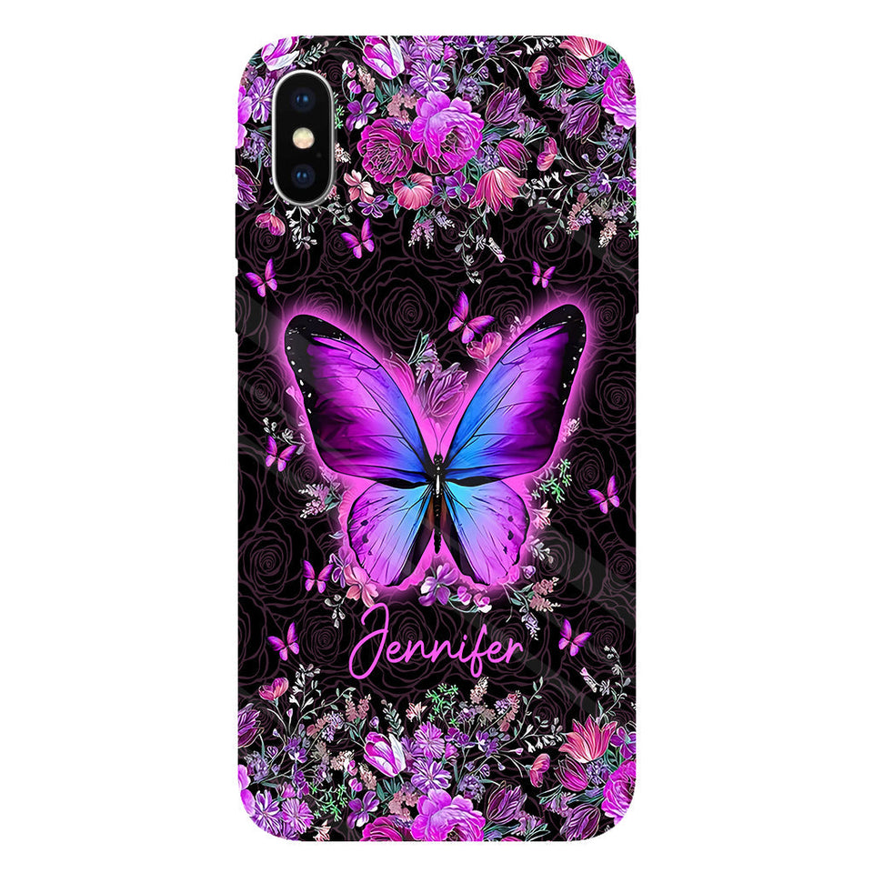 Love Butterflies - Personalized Butterfly Full Print Phone Case