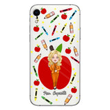 Thank You Teacher - Personalized Teacher Clear Phone Case