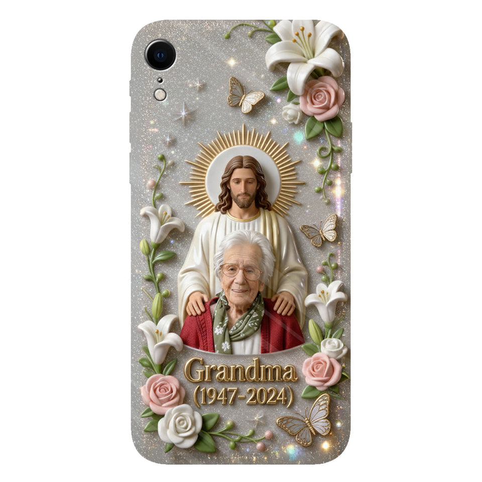 Memorial Gift for Lost of Loved One, Faith in God - Personalized Memorial Full Print Phone Case